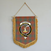 Matheson Ancient Tartan Crest Wall Hanging Banner - Wood Pole